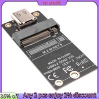 Còn hàng-1 CÁI M2 NVME HDD Enclosure Interposer Board JMS583 Chip 10Gbps Hỗ trợ 2230 2242 2260 SSD Đen