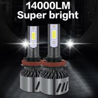 Còn Hàng 1 Đèn Pha Ô Tô LED 14000LM Đèn Pha LED Tự Động H4 H1 H3 H7 H8 H9 H11 H16 9005 HB3 9006 HB4 3000K 4300K 600