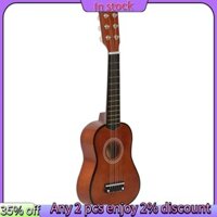 Còn hàng-21 Inch 6 Dây Đàn Guitar Mini Basswood Đàn Guitar Có Dây Chọn Nhạc Cụ Đồ Chơi Cho CHildren Trẻ Em