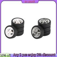 Còn hàng-4 Chiếc 33mm RC Drift Lốp Bánh Xe Cứng Cho LDRC AE86 A86 A86P LD1801 1 / 18 RC Xe Nâng Cấp Phần Phụ Kiện
