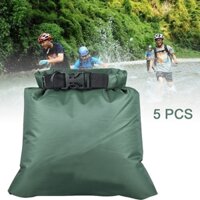 Còn Hàng 5 Chiếc 1.5 / 2.5 / 3 / 3.5 / 5L Túi Khô Chống Thấm Nước Gói Bao Bơi Bè Thuyền Kayak Đi Bộ Sông Nổi Thuyền Treo Canoing Thuyền