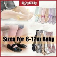 Còn hàng (6-12 tháng) Quần Legging trẻ em Quần Legging bó sát Cotton cao cấp Quần Legging bé gái có nơ nút thắt Ruy băng Legging Bayi