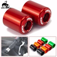 Còn hàng 7 / 8 "22mm Xe Máy CNC Tay Lái Bánh Răng Cân Bằng Cắm Thanh Trượt Tay Cầm Cấp Trọng Lượng Tay Cầm Nắp Cho Kawasaki Z100
