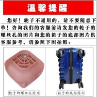 Còn hàng - Bánh xe vali HK JK-040 Qunyue A-07 Bánh xe xoay nhỏ Huafei JL-016 - Bánh xe nhỏ Red Eagle L-A Bánh xe hành lý du lịch phổ thông 0030 7ZWP