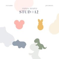 Còn hàng Bộ máy cắt đất sét Polymer | Các loại hình | Máy cắt Mini / MicroCutter | Hình dạng động vật | Vẽ tay | Đinh tán #12