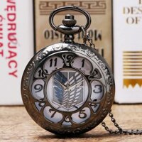 Còn hàng Đen Anime Nhật Bản Hướng Đạo Quân Đoàn Rỗng Nam Nữ Thạch Anh Bỏ Túi Đồng Hồ Vòng Cổ Dây Chuyền Quà Tặng