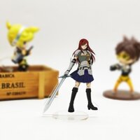 Còn hàng Fairy Tail Erza Scarlet acrylic đứng hình đồ chơi mô hình anime trang trí bàn