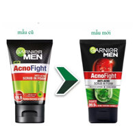 Còn hàng Garnier Men Acno Fight Anti Acne Scrub In Foam - Sữa rửa mặt