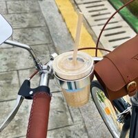 Còn hàng | Giá đỡ cốc nước bằng hợp kim nhôm xe đạp vintage, giá đỡ cốc cà phê, giá đỡ cốc trà sữa, giá đỡ chai nước, gắn trên tay lái*&-&