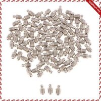 Còn hàng [Giá hoạt động] 100x Bộ dụng cụ lắp núm vú mỡ Zerk bằng đồng thau thủy lực thẳng M8 * 1