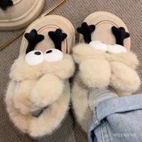 [Còn hàng] Giày bông dày dễ thương Melard mùa đông, dày dạn, mùa thu đông 2023, giày tuyết ấm chống trượt mới