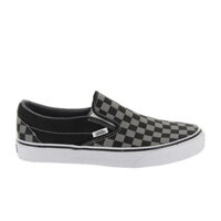 (Còn hàng) Giày thể thao * _ vans Slip On caro dây thiếc Đen tất cả phụ kiện