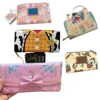 Còn Hàng Hot woody Sanrio Hello Kitty Ví Loungefly Clutch Ví Nữ Ví Đựng Thẻ Gấp Đôi Màu Hồng Ví Đựng Tiền Xu Quà Tặng Sinh Nhật