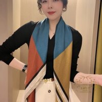 Còn hàng Khăn quàng cổ thời trang LUCY 110 * 110cm khăn choàng vuông khăn choàng nữ in khăn lụa