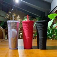 【Còn hàng🔥】 Ly Uống Nước Starbucks Có Ống Hút Dung Tích 710ml / 24oz Tiện Dụng