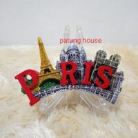 Còn hàng MERAH Tủ Lạnh Nam Châm Tủ Lạnh Nam Châm Miếng Dán Tủ Lạnh Lưu Niệm Nước Pháp Paris Đỏ