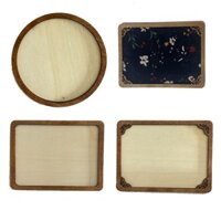 Còn Hàng # Miaoyin Dai thêu phụ kiện dán tủ lạnh Tự làm khung tranh tròn gắn chữ thêu phụ kiện dán tủ lạnh nhuộm bằng tay 0102hw