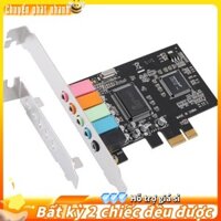 Còn hàng-PCIe Card âm thanh 5.1, PCI Express Surround Card Âm thanh nổi 3D với âm thanh cao Card âm thanh PC CMI8738 Chip