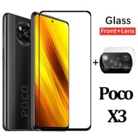 Còn hàng Poco X3 9H Kính Full Keo Dán Kính Cường Lực Cho Điện Thoại Xiaomi Poco pocox3 Poco X3 NFC Trong Suốt Poco