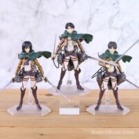 Còn hàng PVC Figma Levi Eren Mikasa Ackerman Nhân Vật Hành Động Anime Tấn Công Titan Lắp Ráp Di Động Tượng Đồ Chơi Mô Hình Col