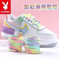 Còn hàng Ren phẳng đầy màu sắc cá tính phong cách phẳng nữ phù hợp với giày trắng Nike giày vải màu hồng trẻ em r