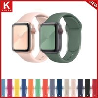 Còn hàng Series 7 6 5 4 3 2 1 SE Dây đeo silicon thể thao mềm cho Apple Watch Thích hợp cho iWatch 38mm 40mm 42mm 44mm