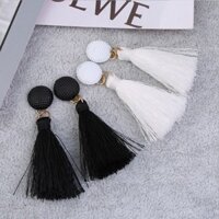 Còn hàng Thời Trang Boho Bông Tai Tua Rua Dài Tòn Ten Thả Bông Tai Nữ