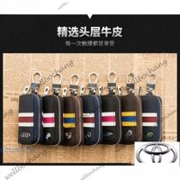 Còn hàng Toyota Altis Camry RAV4 Auris CHR Key Leather Case Key Ring Key Cover [JM]]