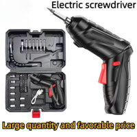 (Còn Hàng Tua Vít Di Động Nhỏ) Máy Khoan Cầm Tay Điện Mini Đa Năng Hộp Dụng Cụ Gia Đình Trọn Bộ Tua Vít Điện Sạc