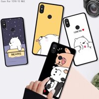 Còn hàng VIVO V25 V25E V9 V11i V11 V5 V5S Lite V3 Max Z1 Pro 5G Cho Vỏ Mềm Vỏ Silicon TPU Gấu Điện Thoại Full Cover