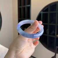 [Còn hàng] Vòng tay ngọc bích Miến Điện, vòng tay hoa ngọc bích đá quý, vòng tay màu xanh lá cây, tím, màu sắc mùa xuân, quà tặng ngọc bích nhiều màu