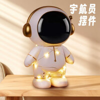 Con heo đất đồ chơi không gian Phi Hành Gia phim hoạt hình không gian búp bê đêm đèn đồ trang trí để bàn