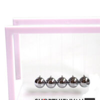 Con lắc Newton HARWIN khung nhựa (Trắng)