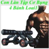 Con lăn 4 bánh tập cơ bụng cao cấp Loại Mới 2017