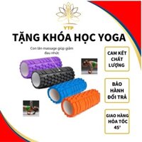 Con Lăn Cột Sống Dài 33cm Cao Cấp, Con Lăn Massage Trị Liệu Phục Hồi Cơ, Foam Roller Tập Gym, Yoga, ONEFFIT Con Lăn