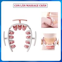 Con lăn massage chân 11 bánh xe Dụng cụ massage chân đùi thư giãn cơ bắp cho người bơi lội luyện tập thể thao