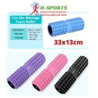 Con Lăn Massage Lưng Foam Roller ‎33x13 cm Tập Yoga Tập Gym Tại Nhà Ống Lăn Xốp Thể Thao Giãn Cơ Đa Năng