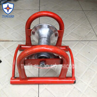 Con lăn puly nhôm đơn kéo cáp điện 300mmx130mm