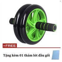 Con lăn tập bụng AB 2 bánh + Tặng thảm [bonus]