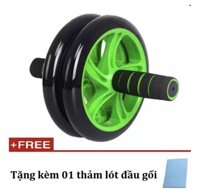 Con lăn tập bụng AB 2 bánh kèm thảm [bonus]