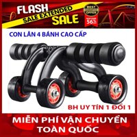 Con lăn tập bụng ab  Con lan tap co bung - Con lăn tập gym 4 bánh Chất liệu cao cấp Bền Đẹp Mẫu 593 - Bh uy tín 1 đổi 1 bởi GRABS [bonus]