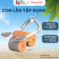 Con lăn tập bụng GodWel, Con lăn trợ lực giảm eo có đồng hồ đếm giờ tại nhà thế hệ mới 2 bánh tiện lợi, cao cấp