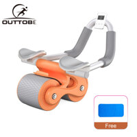 Con lăn tập bụng outtobe ab wheel roller automatic rebound ab roller wheel bài tập cơ bụng thiết bị tập cơ bụng với đệm đầu gối hỗ trợ khuỷu tay giá đỡ điện thoại cho phòng tập thể dục tại nhà st