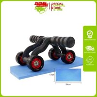 Con Lăn Tập Cơ Bụng 4 Bánh - Dụng Cụ Tập Gym Tại Nhà - Bảo Anh Sport