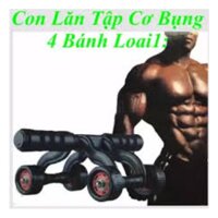 Con Lăn Tập Cơ Bụng 4 Bánh Loại Mới 2018