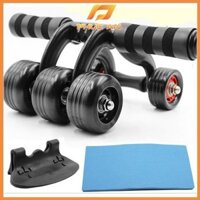 Con lăn tập cơ bụng 5 bánh Tặng Kèm Thảm Lót - Tập Thể Dục Tập Gym Tại Nhà Hiệu Quả