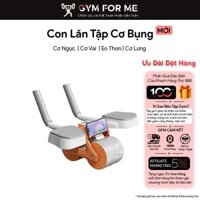 Con Lăn Tập Cơ Bụng Thế Hệ Mới Có Đồng Hồ, Giá Đỡ Điên Thoại, Con Lăn Tập Bụng Tại Nhà, Con Lăn Tập Gym - GymForMe