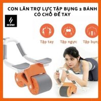Con lăn trợ lực, con lăn tập bụng tại nhà thế hệ mới 2 bánh thiết kế mới có chỗ để tay tiện dụng DH SPort