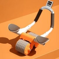 Con lăn trợ lực tập bụng tập gym tại nhà có đồng hồ đếm số tiện dụng