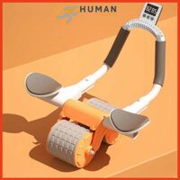 Con lăn trợ lực tập bụng tập gym tại nhà có đồng hồ đếm số tiện dụng